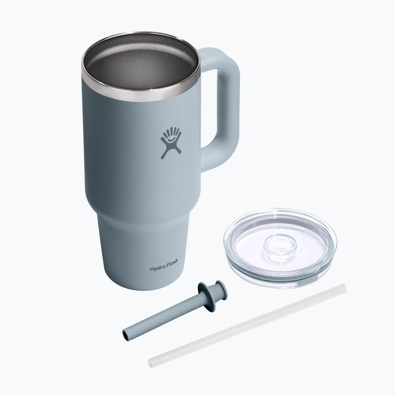 Термочаша Hydro Flask Travel Tumbler Clear LID 945 ml shale grey 4