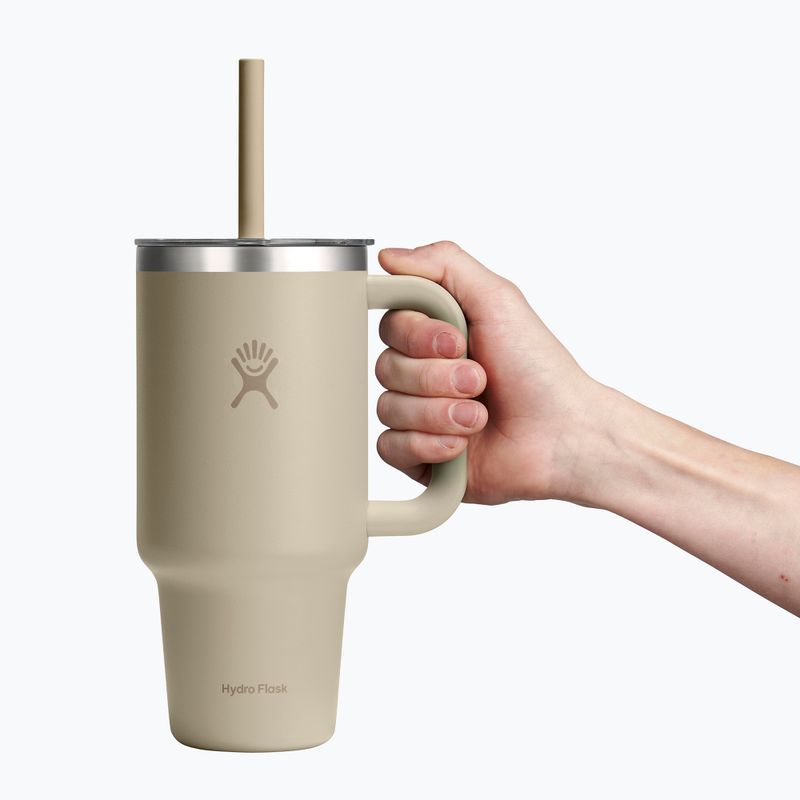 Термочаша Hydro Flask Travel Tumbler Clear LID 945 ml oat 5