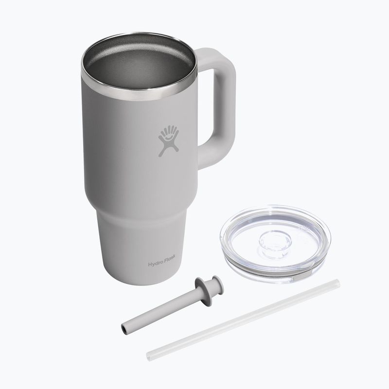 Термо чаша Hydro Flask Travel Tumbler Clear Lid birch 3