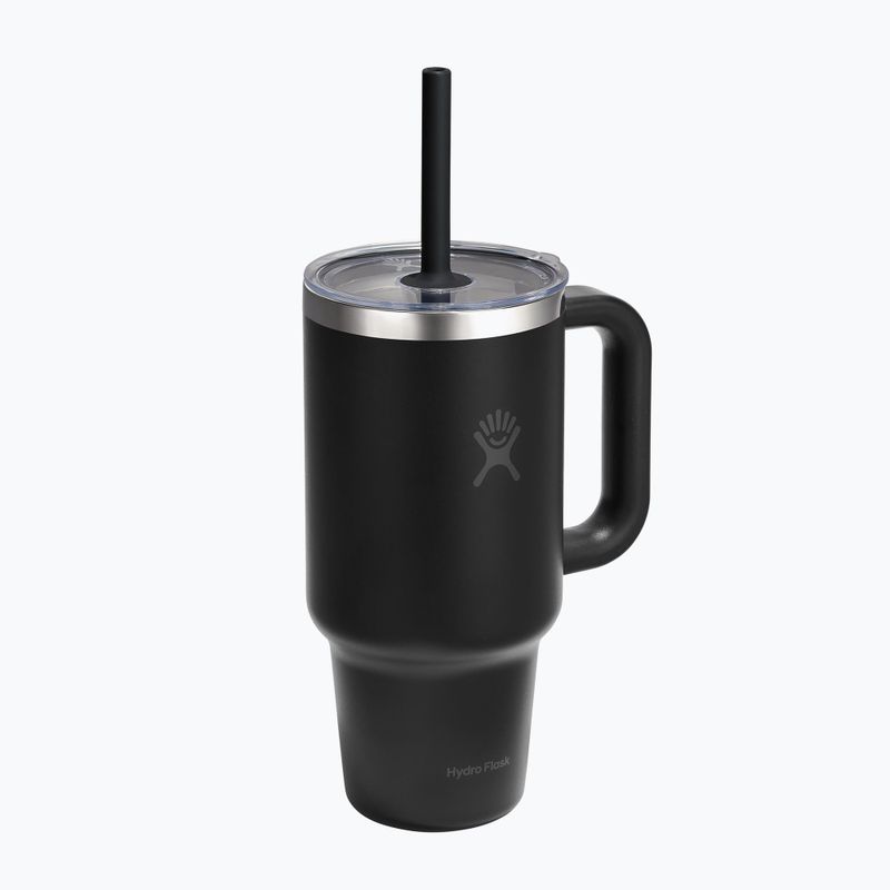 Термо чаша Hydro Flask Travel Tumbler Clear Lid black 2