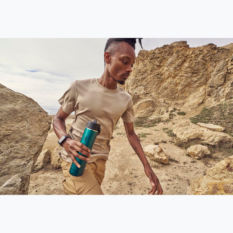 Термобутилка Hydro Flask Lightweight Wide Flex Straw 710 ml emerald green 5