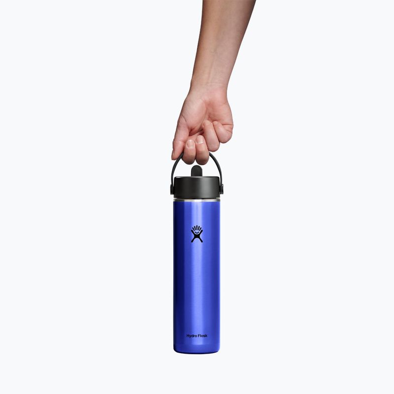 Термобутилка Hydro Flask Lightweight Wide Flex Straw 710 ml sapphire blue 4