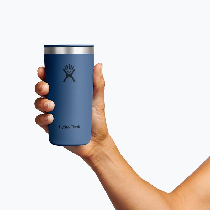 Термочаша Hydro Flask All Around Tumbler Press-In LID 355 ml harbour blue 3