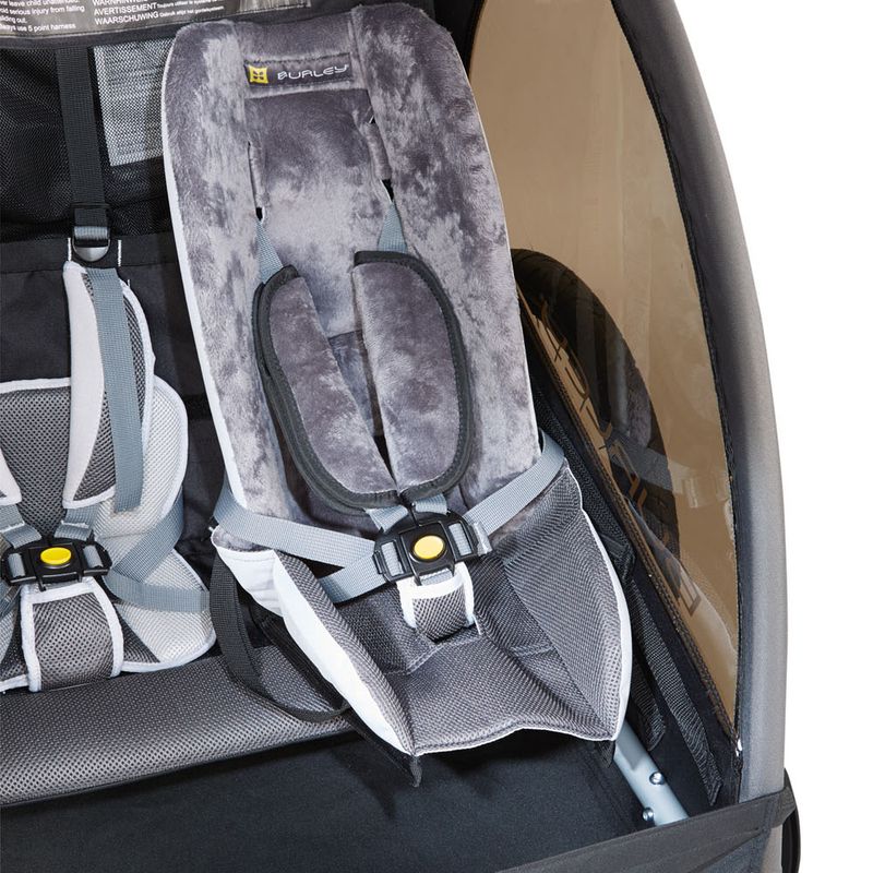 Burley Baby Snuggler седалка за ремарке сива BU-960158 2