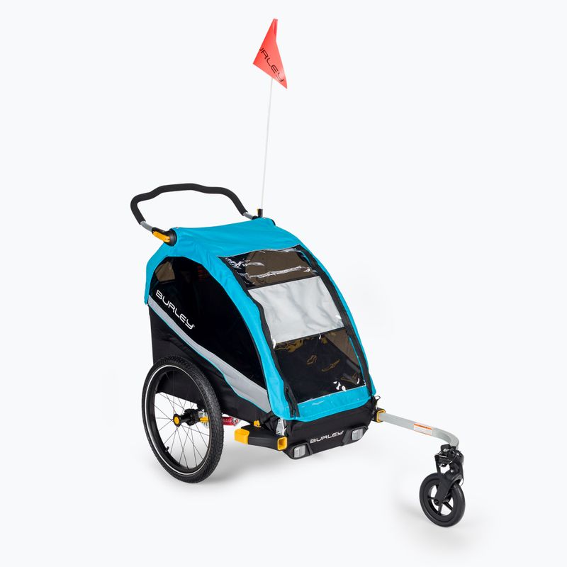Ремарке за велосипед Burley D'Lite X синьо BU-938102