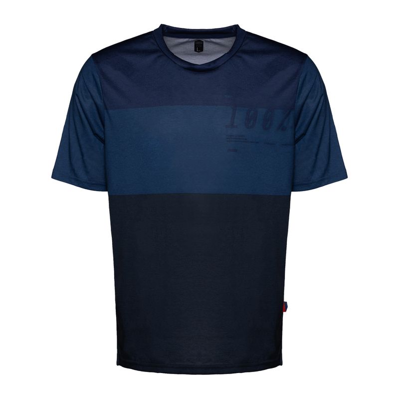 Мъжко колоездачно трико 100% Airmatic Jersey SS navy blue STO-41312-215-11