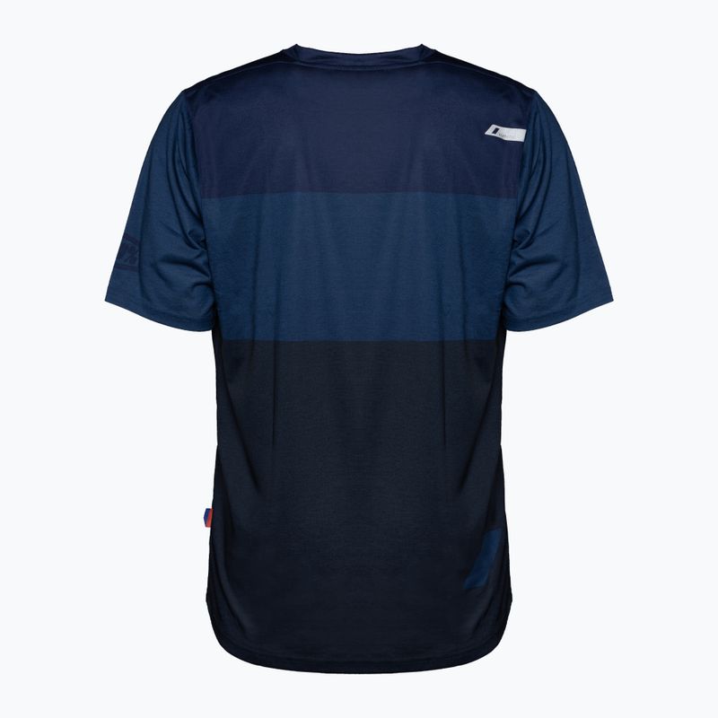 Мъжко колоездачно трико 100% Airmatic Jersey SS navy blue STO-41312-215-11 2