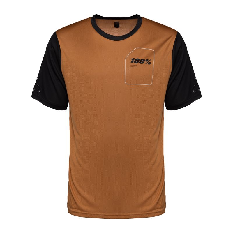 Мъжко колоездачно трико 100% Ridecamp Jersey SS orange STO-41401-323-10