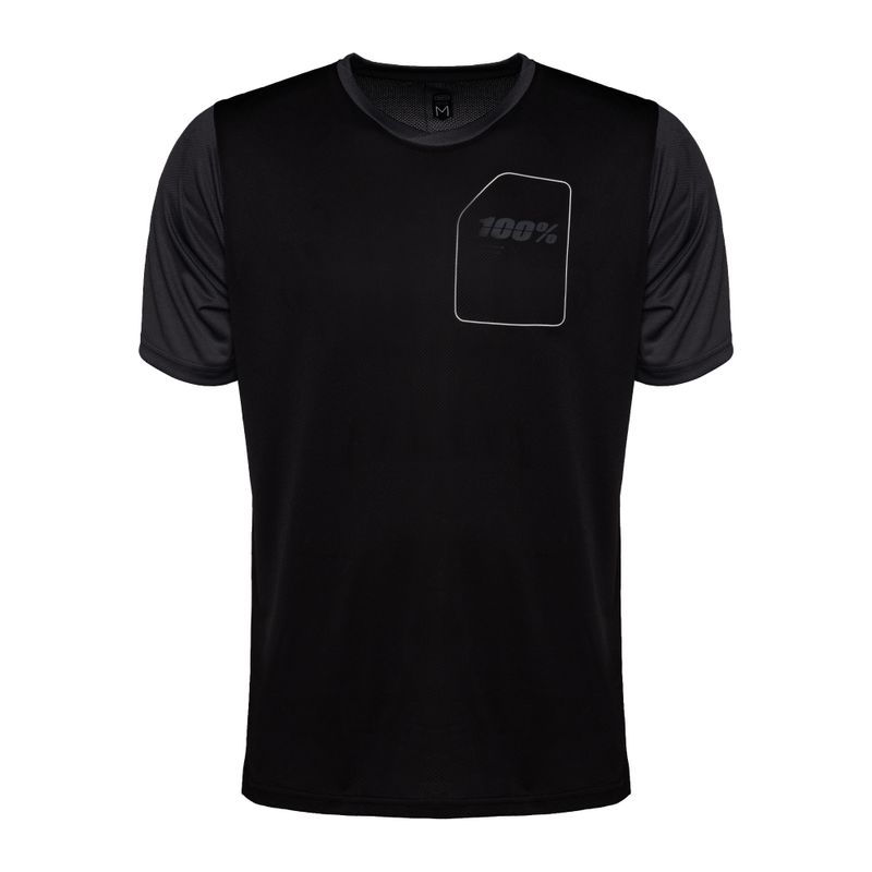 Мъжко колоездачно трико 100% Ridecamp Jersey SS black STO-41401-052-10