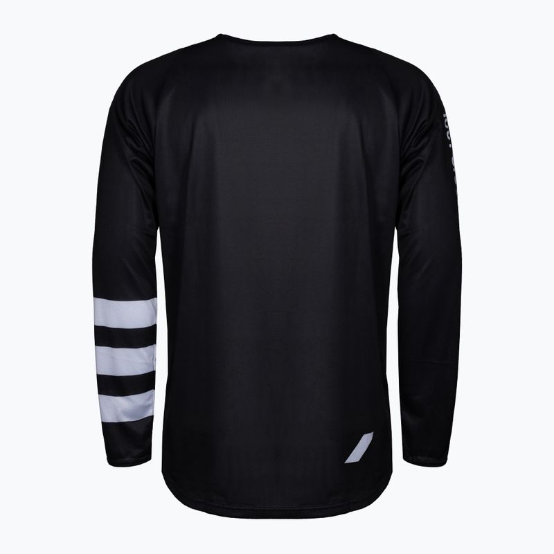 Мъжко колоездачно трико 100% R-Core Jersey LS black STO-41104-011-11 2