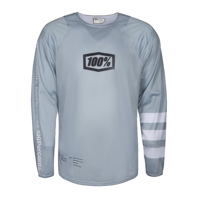 Мъжко колоездачно трико 100% R-Core Jersey сиво STO-41104-420-11