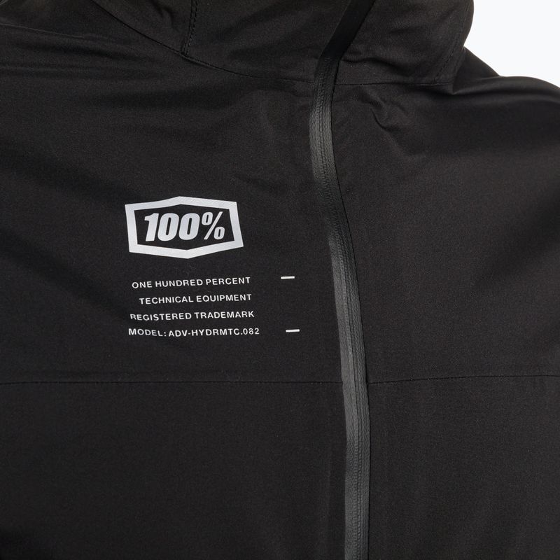 Мъжко яке за колоездене 100% Hydromatic Jacket black 39502-001-13 3