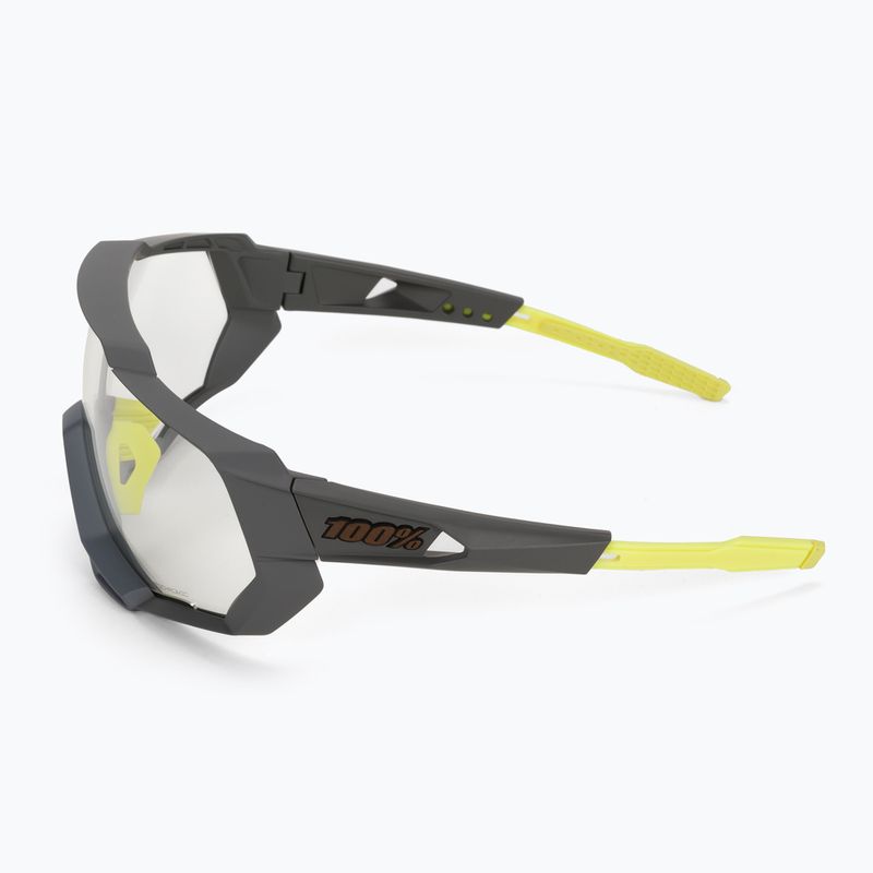 Очила за колоездене 100% Speedtrap Photochromic Lens Lt 16-76% black/green STO-61023-802-01 4