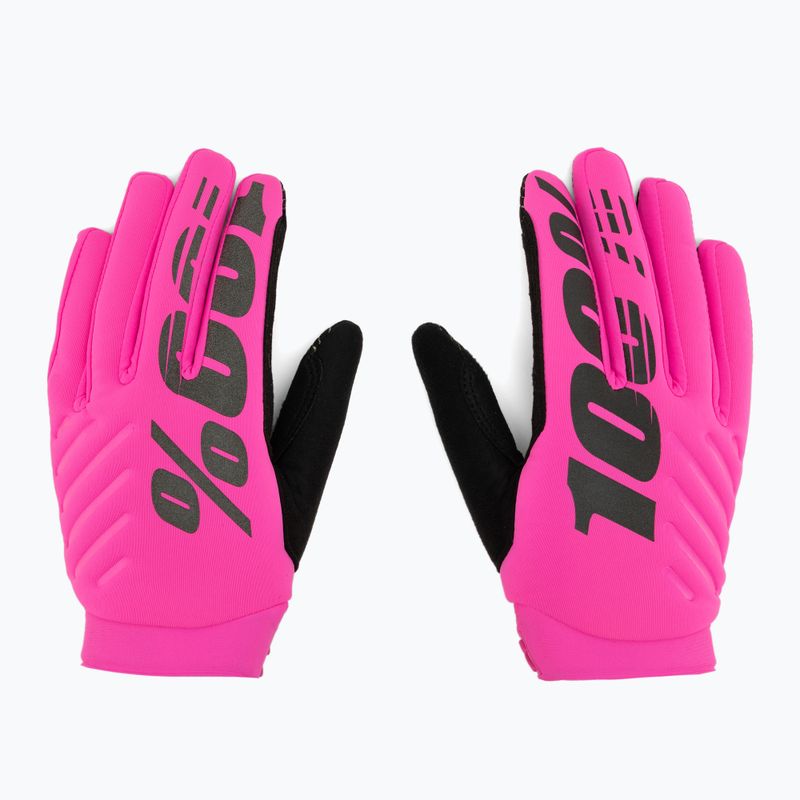 Дамски ръкавици за колоездене 100% Brisker pink 10005 3