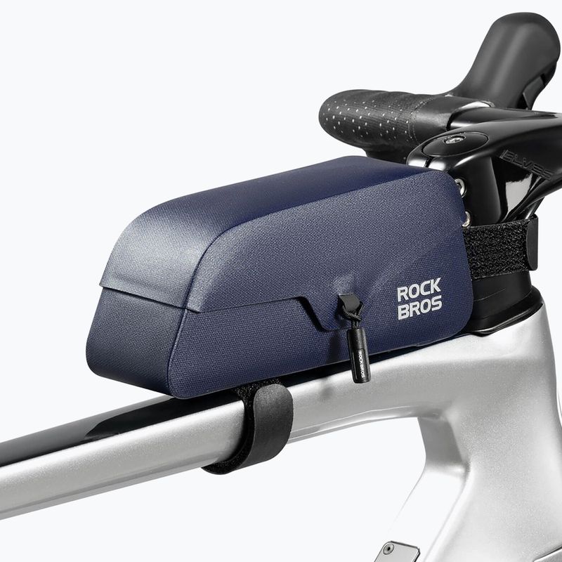 Чанта за велосипедна рамка Rockbros 30120122 Bike Tube Bag Magnetic L 0,9 l blue 2