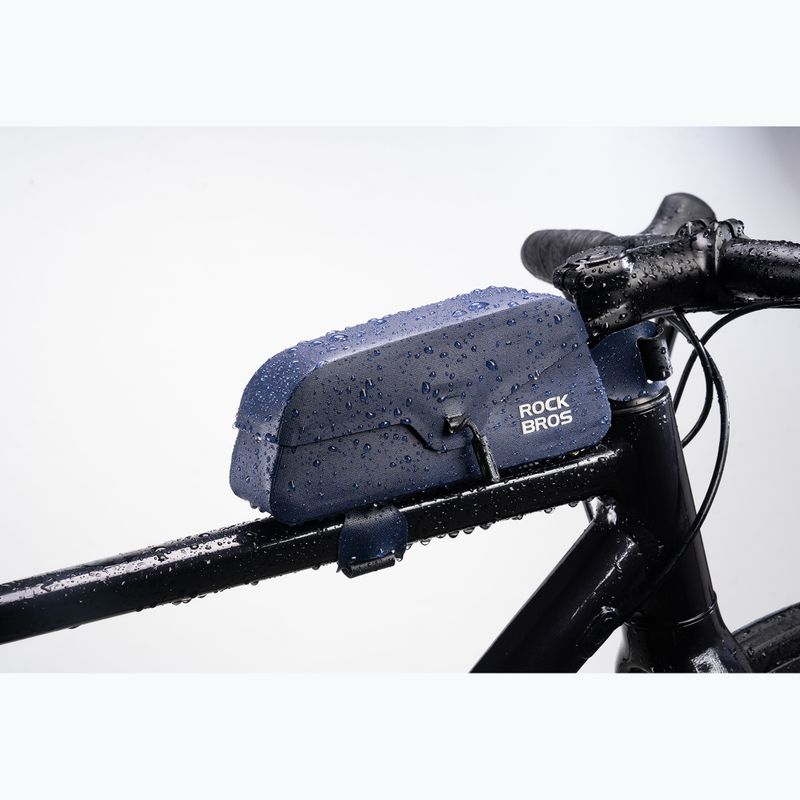 Чанта за велосипедна рамка Rockbros 30120122 Bike Tube Bag Magnetic S 0,6 l blue 2