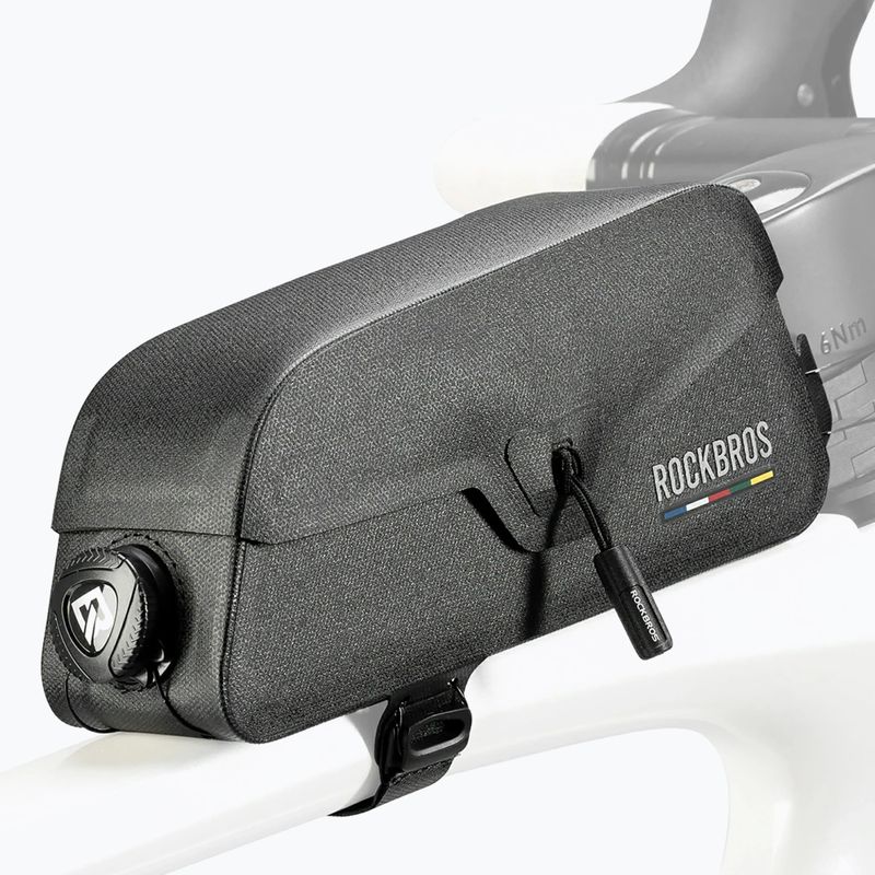 Чанта за велосипедна рамка Rockbros 30120123001 Road to Sky Frame Bag Magnetic S black 2