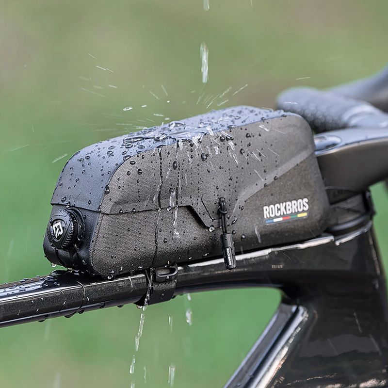 Чанта за велосипедна рамка Rockbros 30120123001 Road to Sky Frame Bag Magnetic S black 5