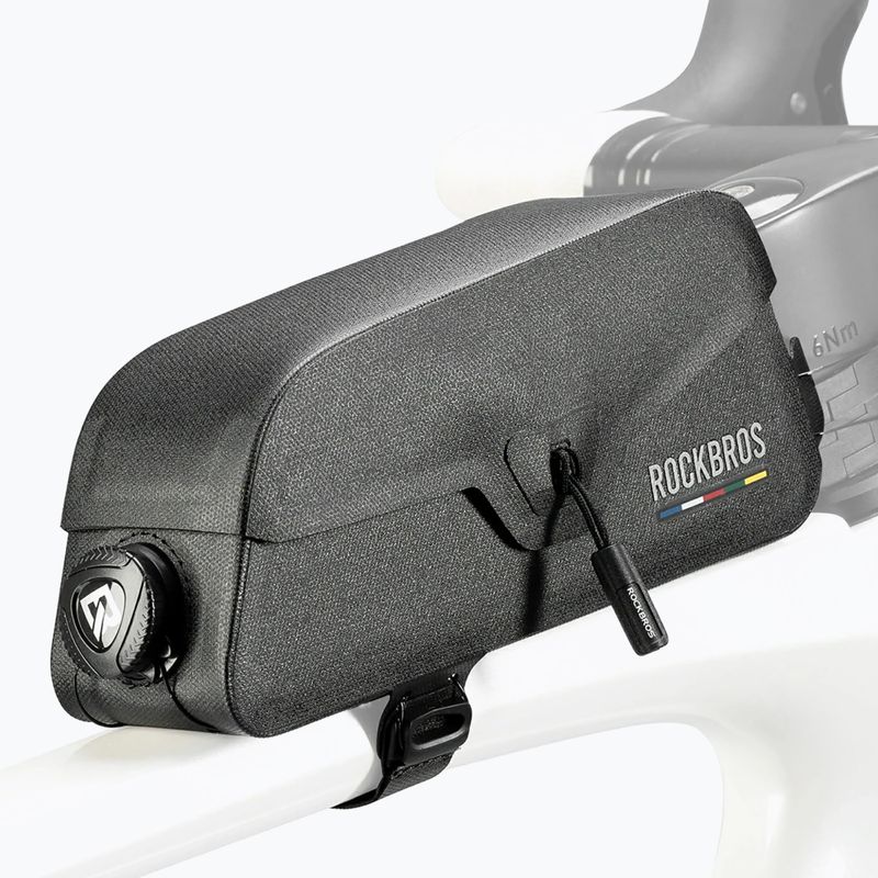 Чанта за велосипедна рамка Rockbros 30120123002 Road to Sky Frame Bag Magnetic L 0,9 l black 2