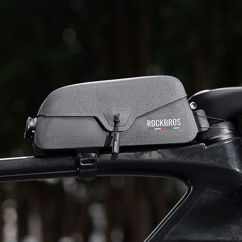 Чанта за велосипедна рамка Rockbros 30120123002 Road to Sky Frame Bag Magnetic L 0,9 l black 7