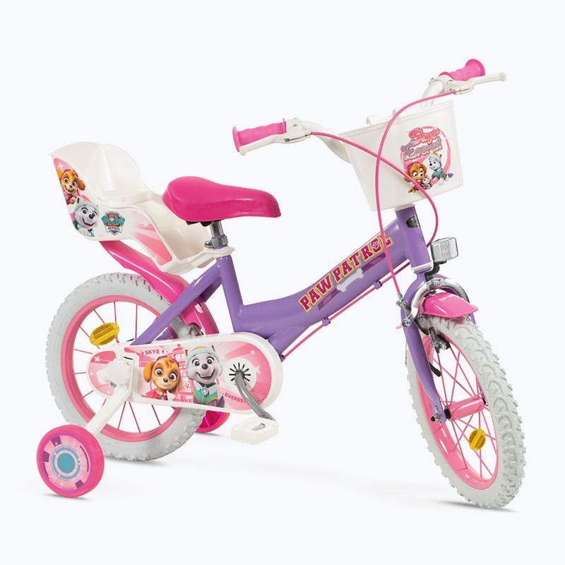 Toimsa 14" Paw Patrol Girl лилав детски велосипед