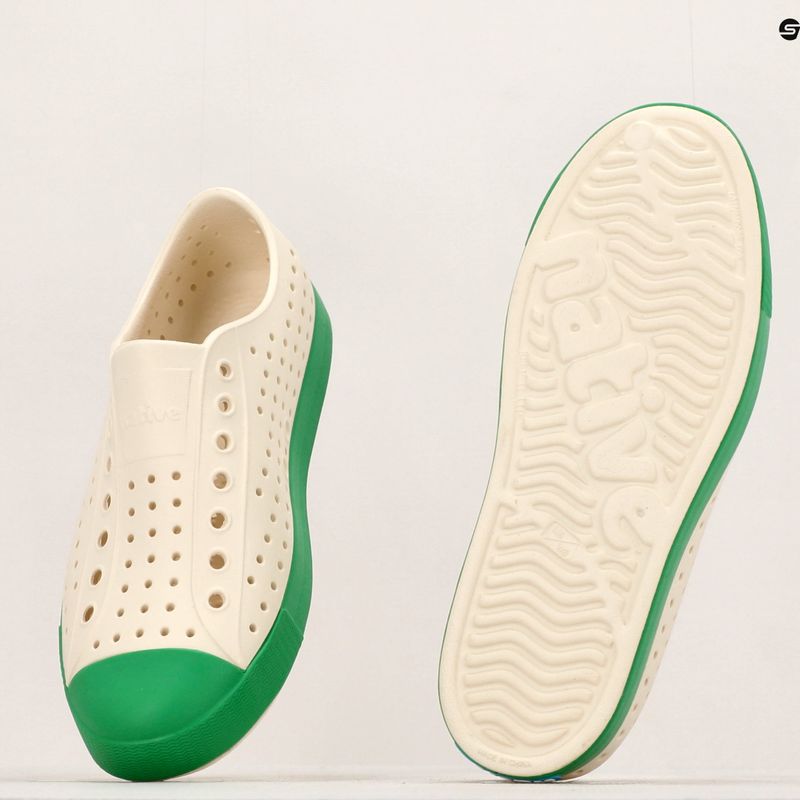 Native Jefferson bone white/picnic green маратонки 15