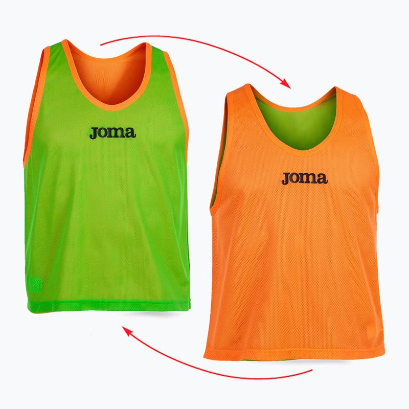 Футболна маркировка Joma Reversible Training Bib fluor orange/fluor green 3