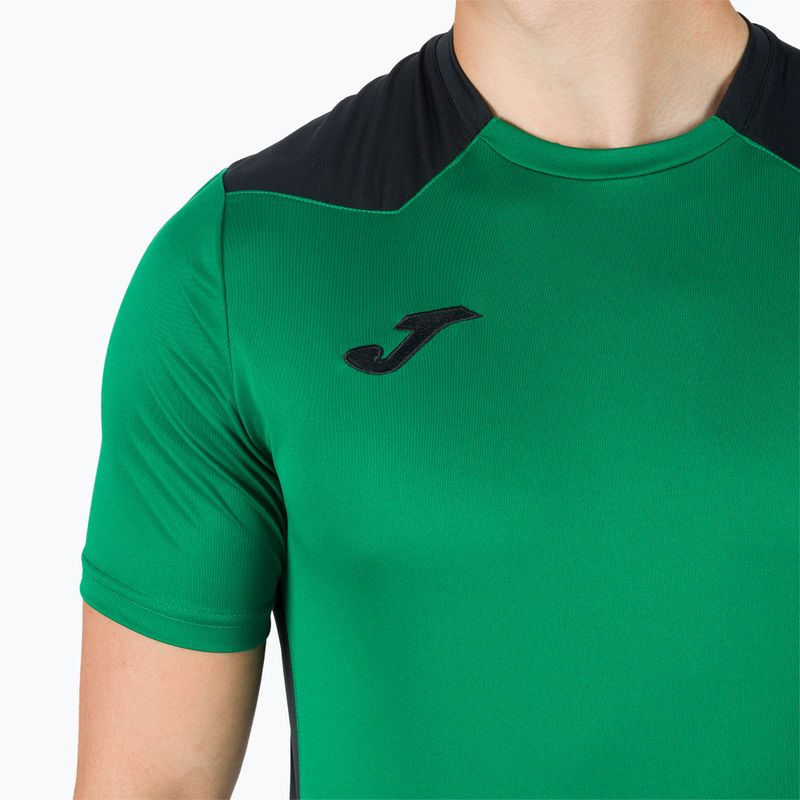 Мъжка футболна фланелка Joma Championship VI Green/Black 101822.451 4