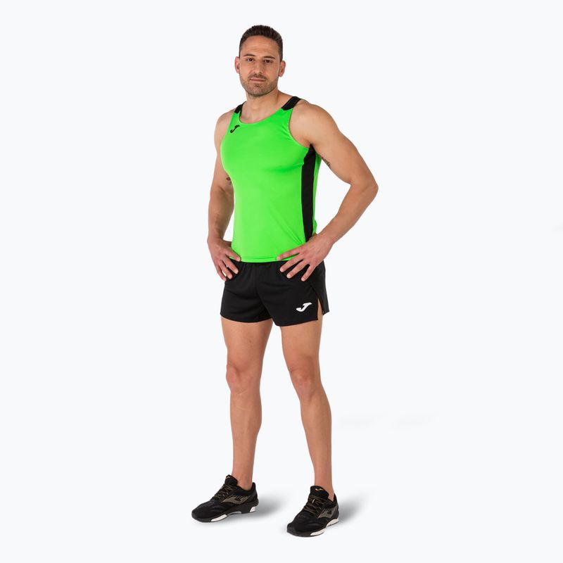 Мъжки потник Joma Record II Fluor green/black за бягане 6