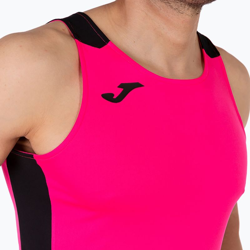 Мъжки потник за бягане Joma Record II fluor pink/black 5