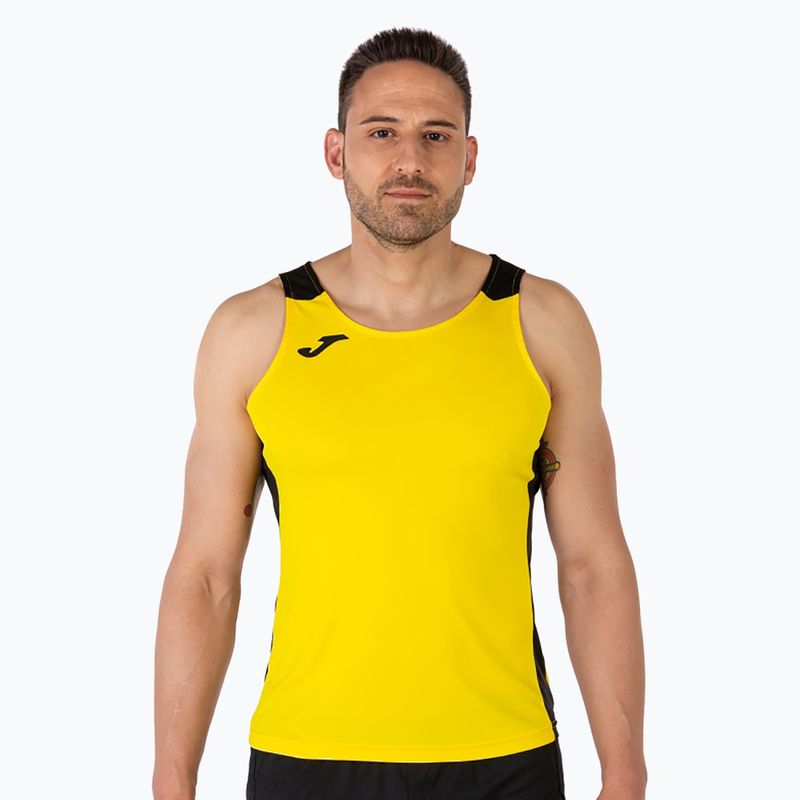 Мъжки потник за бягане Joma Record II yellow/black