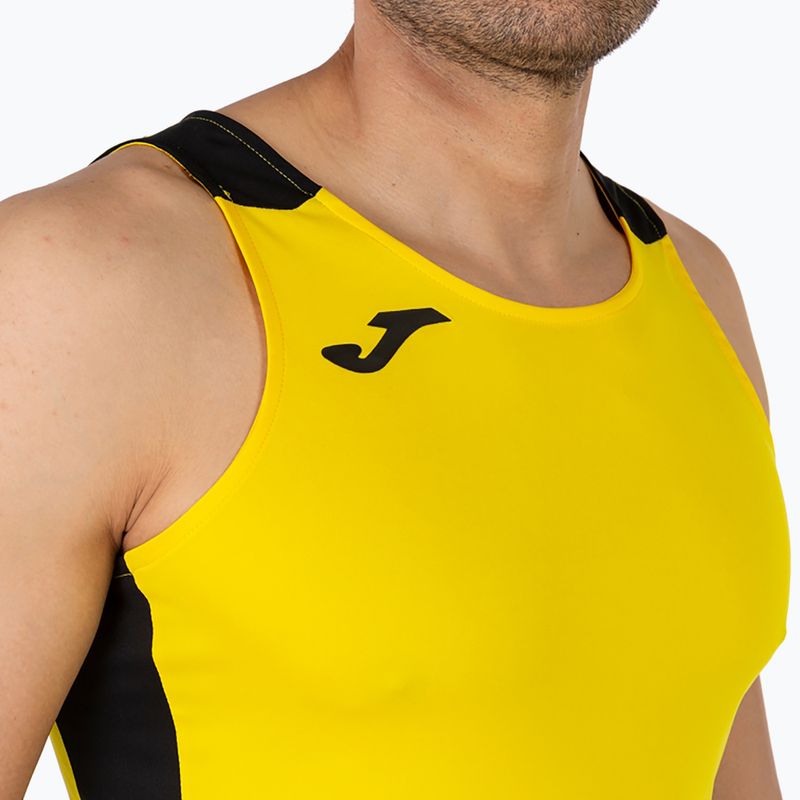 Мъжки потник за бягане Joma Record II yellow/black 5