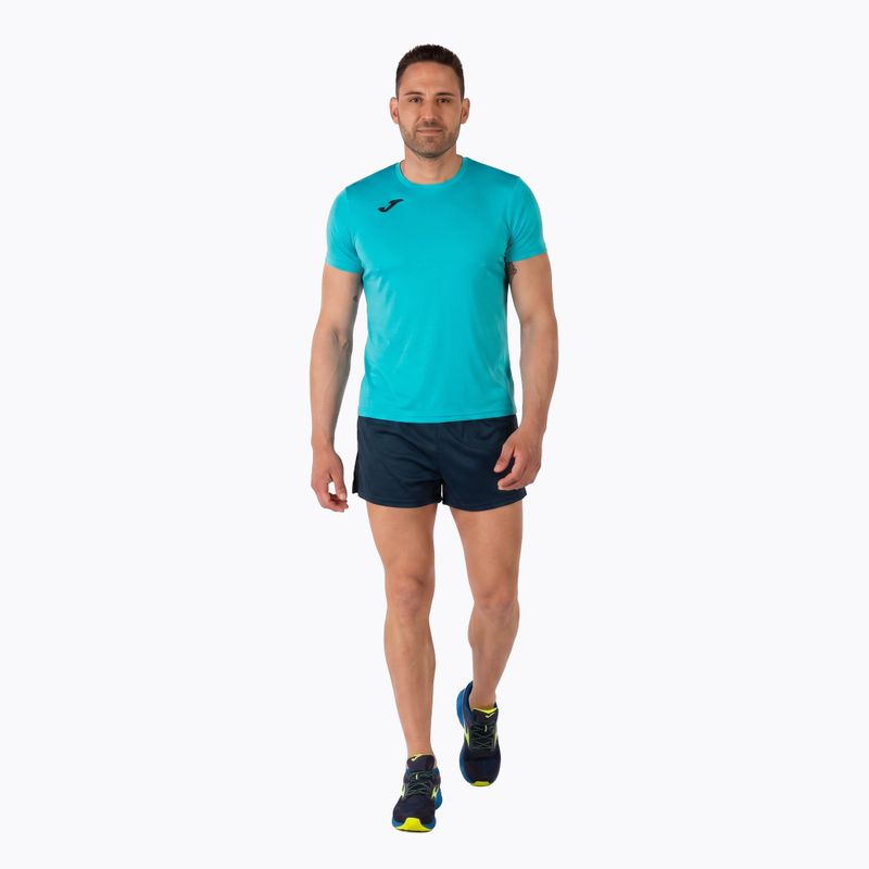 Мъжка тениска за бягане Joma Record II fluor turquoise 13