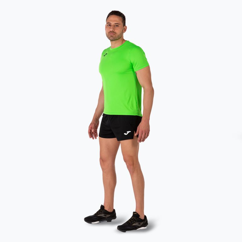 Мъжка тениска за бягане Joma Record II fluor green 4