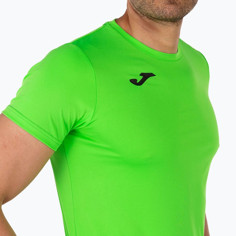 Мъжка тениска за бягане Joma Record II fluor green 6