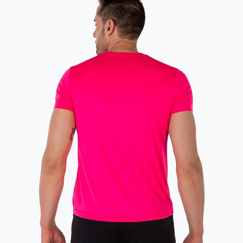 Мъжка тениска за бягане Joma Record II fluor pink 2
