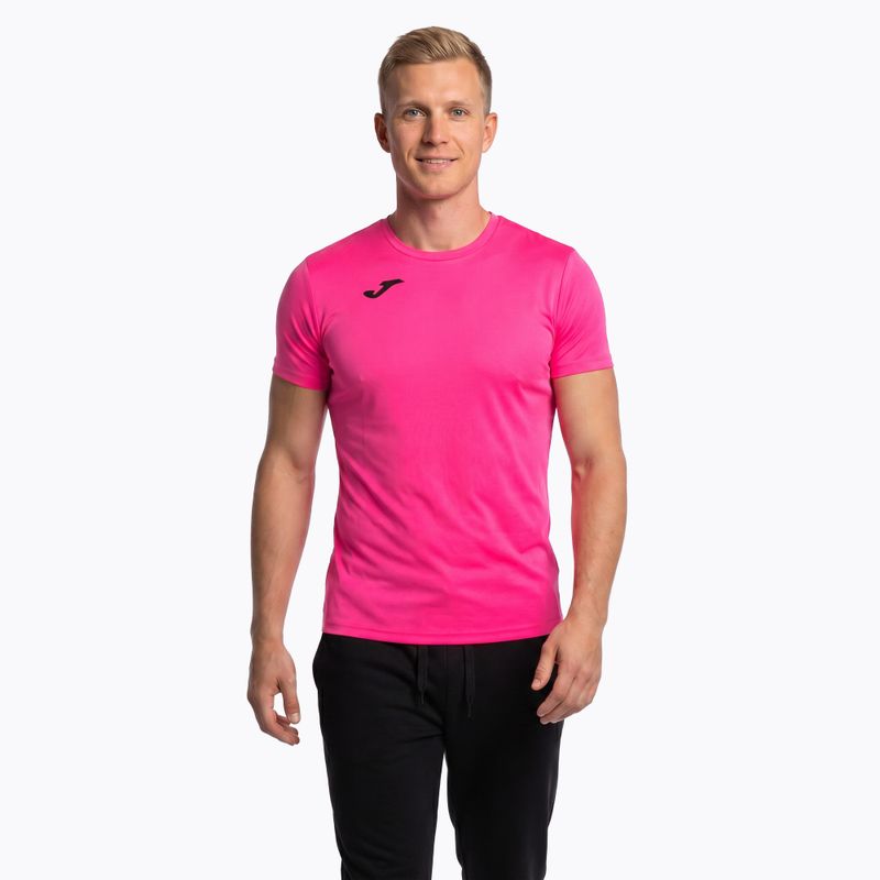 Мъжка тениска за бягане Joma Record II fluor pink 12