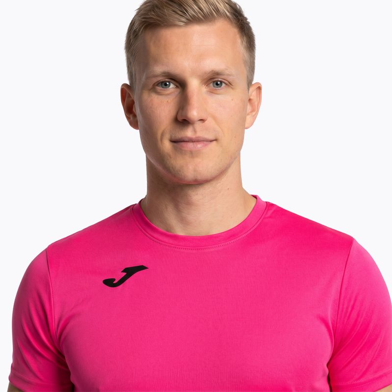 Мъжка тениска за бягане Joma Record II fluor pink 13