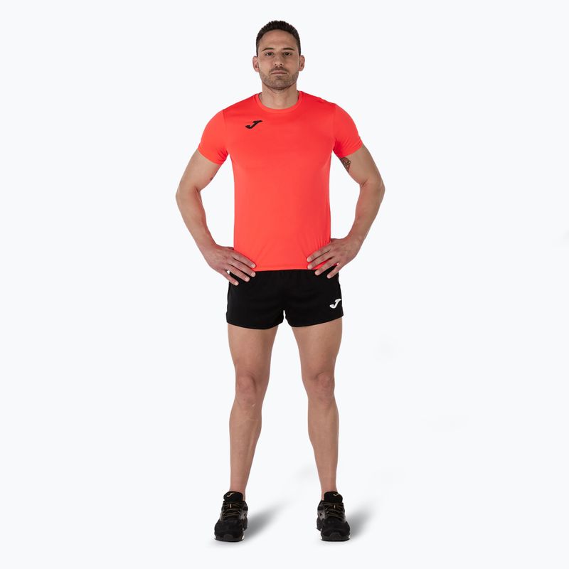 Мъжка тениска за бягане Joma Record II fluor coral 2