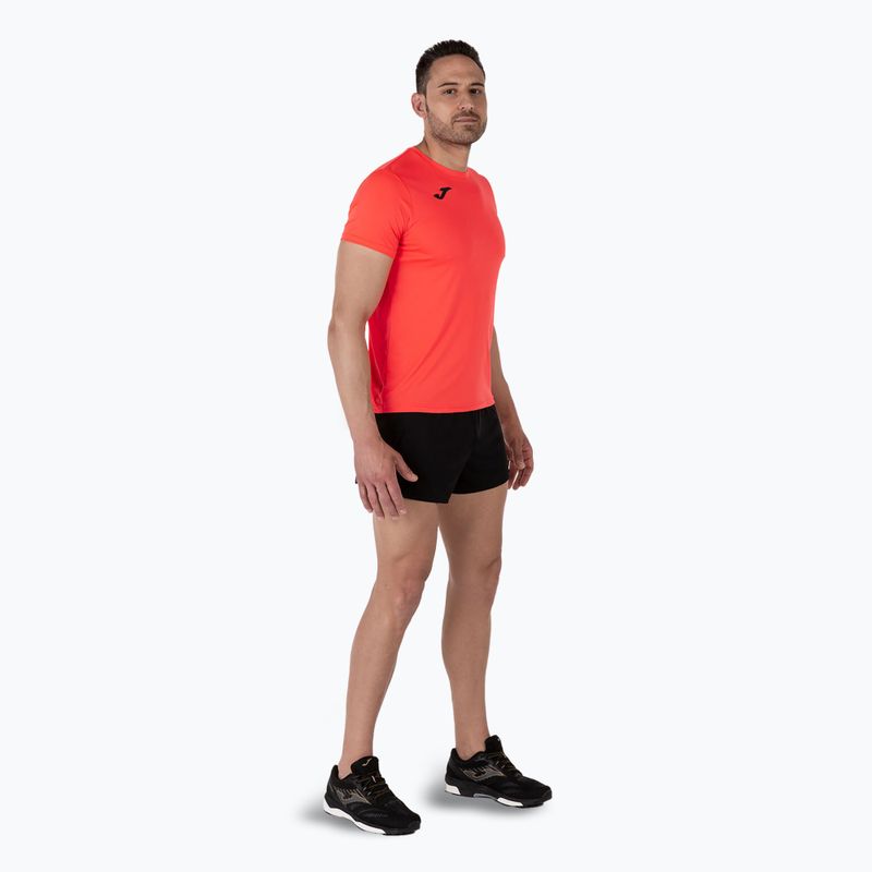 Мъжка тениска за бягане Joma Record II fluor coral 5