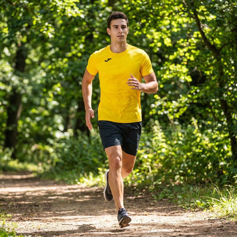 Мъжка тениска за бягане Joma Record II yellow 11