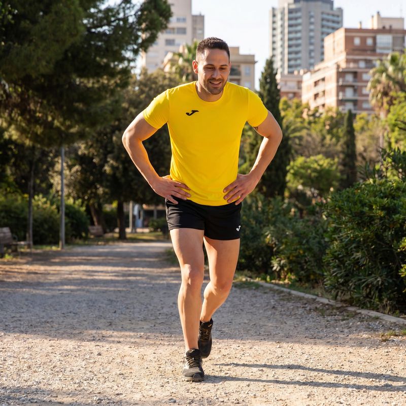 Мъжка тениска за бягане Joma Record II yellow 13