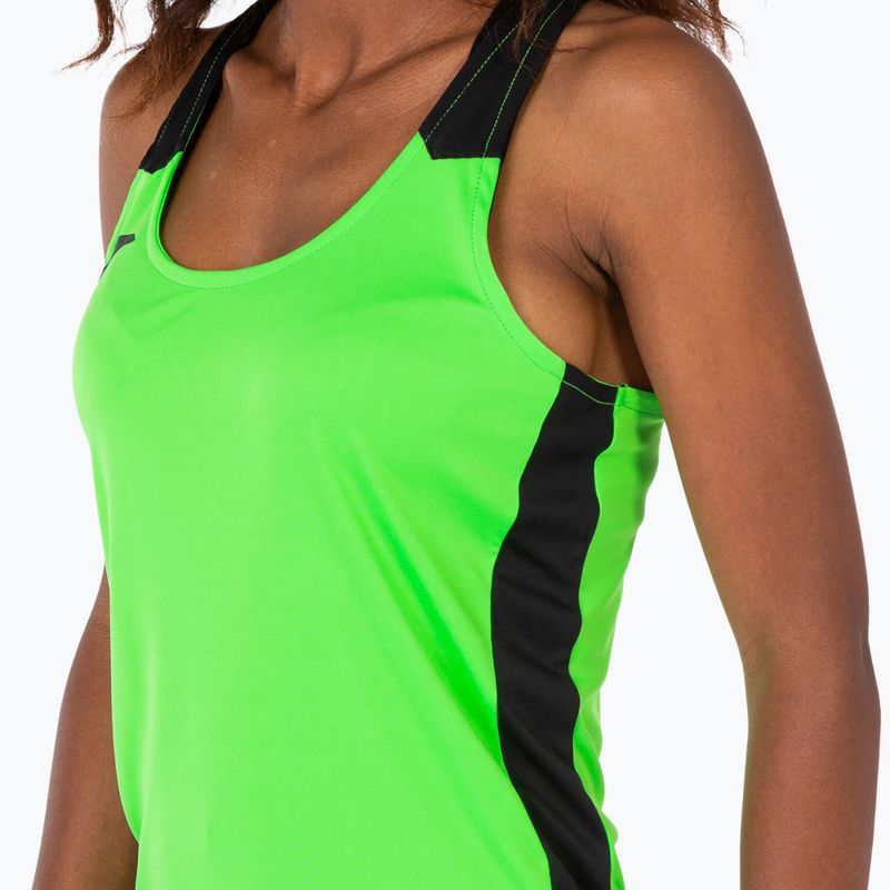 Дамски потник Joma Record II Fluor green/black за бягане 4