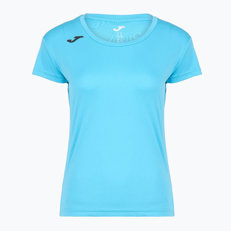 Дамска тениска за бягане Joma Record II fluor turquoise 4