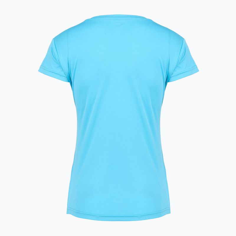 Дамска тениска за бягане Joma Record II fluor turquoise 5