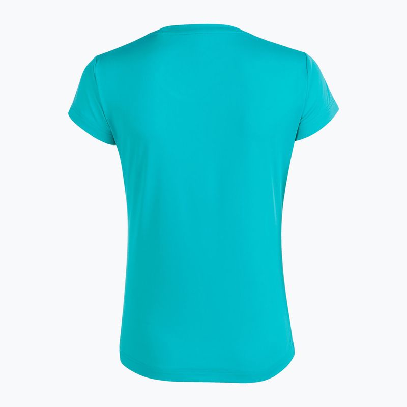 Дамска тениска за бягане Joma Record II turquoise 2