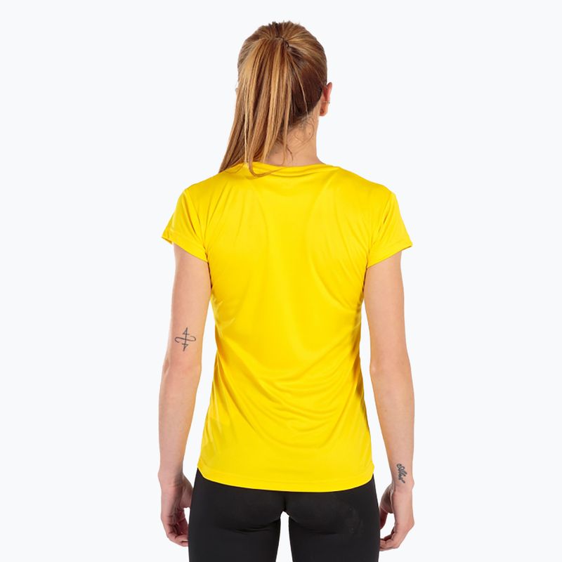 Дамска тениска за бягане Joma Record II yellow 3