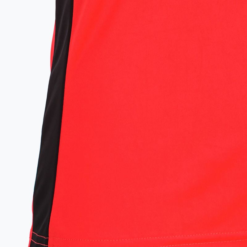Дамска тениска за бягане Joma Record II fluor coral/black 10