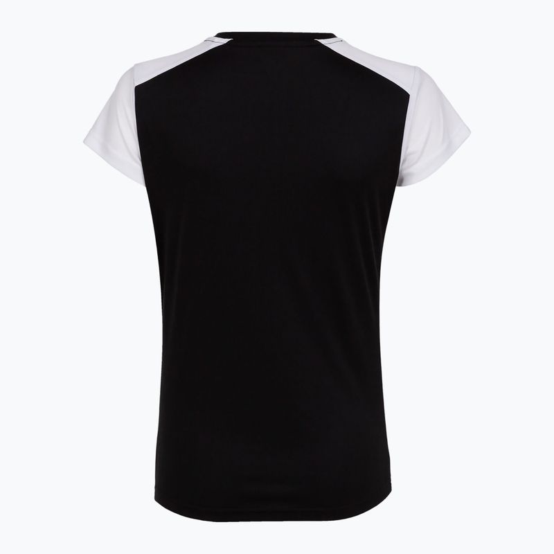 Дамска тениска за бягане Joma Record II black/white 7