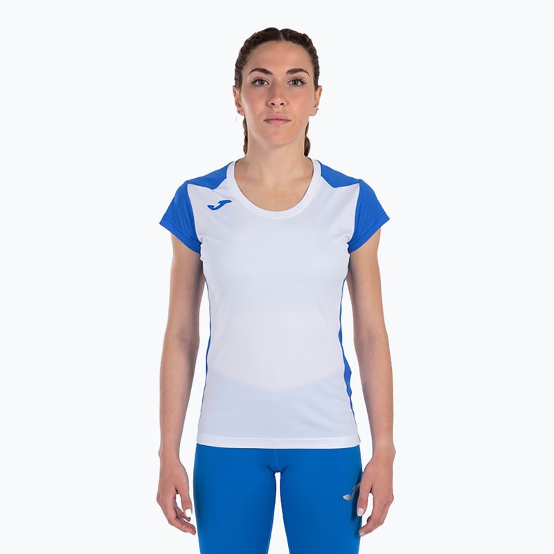 Дамска тениска за бягане Joma Record II, бяла/розова